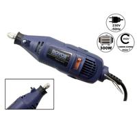 MINI SMERIGLIATRICE TIPO DREEMEL 300W VELOC. VARIABILE X UTENSILI CON GAMBO 3mm