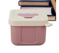Mini Snack Container - Reusable Easy Release Ice Mold for Food Storage | Lidded Silicone Snack Box with Compact Leak Resistant Design, Portable Sauce Holder for School Picnic Travel Hiking Parties