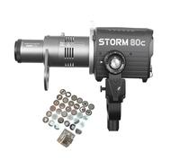 Mini snoot ottico per luce COB Aputure Storm 80C, include 33 filtri Gobo e album Gobo in PVC trasparente, doppio slot magnetico, messa a fuoco regolabile, struttura in alluminio per effetti di