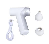 Mini soffiatore a getto 98000 giri/min, asciugatore a getto senza fili, ventilatore portatile ad alta potenza per esterni, ideale per la pulizia di tastiere di computer e laptop. (Grigio Bianco)