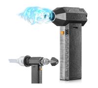 Mini soffiatore Jet Dry, soffiatore Turbo Jet Portatile da 130000 Giri/min, velocità Regolabile della Ventola Super Jet e Ricaricabile, asciugatore per Auto Senza Fili