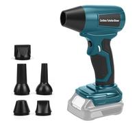 Mini Soffiatore per Makita Batteria 18V, Soffiatore per Foglie 130000 giri/min, Soffiatore per Polvere Portatile, Ventilatore Industriale Jet Dry Turbo per polvere, foglie, neve (Senza Batteria)