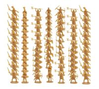 Mini soldatini - 100 figure dettagliate di uomini 'esercito per giochi per bambini, set di modelli antichi in miniatura | Gioco da tavolo Playset Pezzi per la decorazione di torte Progetti edu