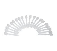 Mini spatola cosmetica 20 pezzi cucchiaio per crema viso trasparente cucchiaio multiuso piccolo per crema viso per applicare creme per gli occhi lozioni per il corpo smalto per