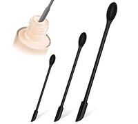 Mini spatola e cucchiai in silicone, raschietto per trucco, bottiglia stretta, resistente al calore, senza BPA, con manico lungo, agitatore per lozioni