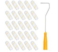 Mini Spazzola A Rullo Da 1 Pezzo E Panni Di Ricambio Da 30 Pezzi, Rulli Di Vernice, Spazzole, Accessori Per La Decorazione Della Costruzione, Strumenti Per La Decorazione Della Parete