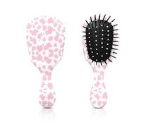 Mini spazzola per capelli, graziosa spazzola districante da viaggio, setole morbide per una rimozione senza sforzo dei nodi, spazzola districante per donne, uomini, ragazzi, ragazze, bambini, bagnati