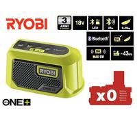 Ryobi RBTM18-0 Mini-Speaker Bluetooth 25 Metri 18V ONE+ Potenza 5W (Solo corpo)