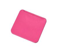 Mini specchio per il trucco a due lati, da donna, portatile, carino, portatile, mini specchio quadrato per il trucco a 2 facce (rosso rosa)