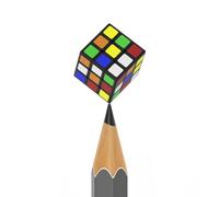 Mini Speed Cube, Il Più Piccolo Cubo Magico 3 x 3 x 3 cm Del Mondo Micro Cubo, Gioco di Puzzle Girevole Senza Intoppi per Gli Amanti Dei Dadi