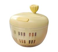 Mini spinner per insalata - 2,5 Quart Small Space Saver | Meccanismo Easy-Pull Cord, in plastica senza BPA, compatto per camper e piccole cucine, spinaci ad asciugatura rapida, cavoli e erbe fresche