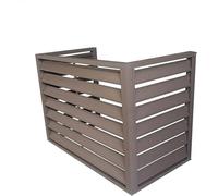 Mini Split AC Cover Alluminio Condizionatore D'aria Esterna Copertura Protezione Pompa di Calore Durevole Mini Split Unit Cover Resistente alle intemperie Split Unit Cover Outdoor AC Unit Shield