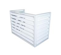 Mini Split Air Conditioner CoverOutdoor Protezione pompa di calore Riduzione del rumore Supporto per piante di piccole dimensioni Resistente alle intemperie Copertura marrone per unità AC