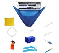 Mini Split Cleaning Kit for Air Conditioner, Air Conditioner Cleaning Waterproof Bag, Wall Mounted Air Conditioning Dust Washing Clean Cover, Waterproof Large Opening Splash Proof Split AC