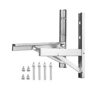 Mini Split Wall di montaggio 2 Pezzi Pieghevole Heavy Duty Rack | Staffa di supporto CA dell'acciaio inossidabile per il mini compressore della pompa di calore divisa all'aperto