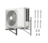 Mini Split Wall Mounting Bracket, 2 Piece Foldable Heavy Duty Support Rack, Stainless Steel Air Conditioner Mount Bracket For Outdoor Split Heat Pump Compressor Secure Installation Weather Resistant