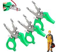 Mini spogliarello multifunzione portatile 12 in 1 Electrician Multi-tool, strumento di crimpatura e taglio regolabile per la riparazione domestica, stripping, wiring & Electrical Work (3 pezzi)