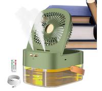 Mini Spray Water Mist Fan - Humidifier Desktop Portatile | Remoto Control Spray Raffreddamento A Spruzzo USB Mini Velocità Regolabile Air Aria Personale Per Viaggi Per Ufficio, Idratazione Della Pelle