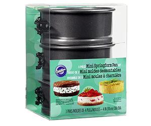 Mini Springform Pans 3/Pkg-Round 4"