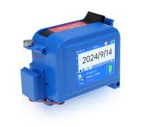 Mini stampante a getto d'inchiostro portatile con touchscreen da 2,4 pollici, stampante intelligente per codici a barre, supporto per logo, data, simboli del codice QR, numero di lotto, interfaccia