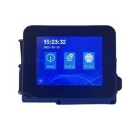 Mini stampante a getto d'inchiostro portatile da 12,7 mm, codice a barre QR, data, numero, logo, data di scadenza, supporta 28 lingue Asciugatura rapida per etichettatura e codifica(Red ink cartridge)