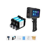 Mini stampante a getto d'inchiostro Stampante for etichette da 12,7 mm Stampante a getto d'inchiostro portatile intelligente Qr Bar Codice lotto Logo Coding Machine for vetro altezza di stampa regolab