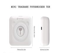 Mini stampante innovativa, stampante termica Ultra HD, connessione Bluetooth wireless, batteria ricaricabile per un'esperienza di stampa portatile,