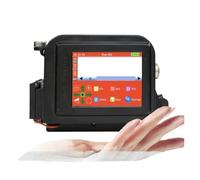 Mini stampante portatile da 30 lingue 12,7/25,4 mm Codice a barre QR Data Logo Data di scadenza Stampante a getto d'inchiostro portatile per testo codice a barre data ora, ecc(With 2 inks-25.4mm-B)