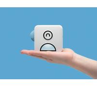 Mini Stampante Portatile Stampa da Smartphone Foto Video Testo Azzurro Bluetooth