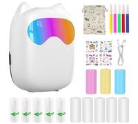 Mini Stampante Portatile Termico Foto Portatile Stampante Bluetooth E WiFi, per Note, Immagini, Foto, Diario
