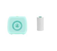 Mini stampante portatile Thermal Printer Photo Lable Printing Pocket Printer (colore: Green)