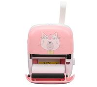 Mini Stampante Tascabile Portatile Connessione Rapida per IOS e, Funzioni Multiple per Etichette, Elenchi, Messaggi, Design Compatto Ed Elegante (PINK)