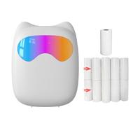 Mini stampante tascabile termica per foto istantanee, etichettatrice, connessione wireless BT, compatibile con app Android o iOS, supporto per ricevute, etichette, promemoria, adesivi, elenchi di