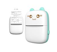 Mini stampante termica Bluetooth gatto per smartphone Blu