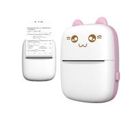Mini stampante termica Bluetooth gatto per smartphone Rosa