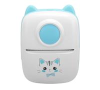 Mini Stampante Termica, Macchina per la Creazione di Adesivi 200 DPI Mini Stampante Portatile Mini Stampante Tascabile Stampante Fotografica Bluetooth Portatile per Foto di Diari