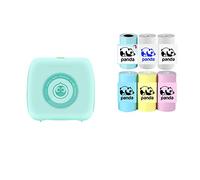 Mini stampante termica portatile stampante fotografica Lable Printing Pocket Printer (colore: verde add 6 color)