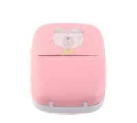 Mini Stampante Termica, Risoluzione 200 Dpi Stampante Tascabile Senza Inchiostro da Pannello Facile da Usare Batteria Al Litio da 1000 MAh Ampia Applicazione per la Casa (PINK)