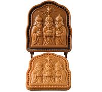 Mini stampo antiaderente per torta con presepe in ABS, religioso per la | Superficie antiaderente in ABS per uso alimentare, cottura festiva della chiesa domestica, stampo presepe in rilievo 3D