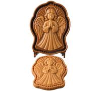 Mini stampo antiaderente per torta con presepe in ABS, religioso per la | Superficie antiaderente in ABS per uso alimentare, cottura festiva della chiesa domestica, stampo presepe in rilievo 3D