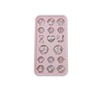 Mini stampo di ghiaccio, Stampo for cubetti di ghiaccio a forma di pinguino con coperchio for dessert al cioccolato e gelatina multicolore(Green)