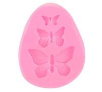 Mini stampo in silicone a forma di farfalla per fondente, cioccolato, caramelle, resina - Simpatico topper per cupcake, strumento per decorare torte, argilla polimerica fai da te