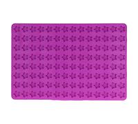 Mini Stampo in Silicone Antiaderente Stampo da Forno Stampi per Biscotti per Cani 112 Fori Mini Stampo in Silicone con Stella a Cinque Punte per Cioccolato, Torta, Caramelle, Gelatine, Cubetti di Ghia