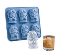 Mini stampo per cubetti di ghiaccio a forma di Gesù, stampo per dessert in silicone 3D con Gesù in preghiera, stampo per cubetti di ghiaccio riutilizzabile per whisky, cocktail, caffè (1pc)