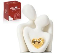 Mini Statua Coppia Amore, Soprammobile Moderno Decorazioni Casa, Scultura Astratta Love, Accessori Arredamento Casa Camera Da Letto, Regalo Anniversario Matrimonio Romantico