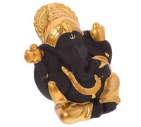 Mini statua di Ganesha in argilla viola Tea Pet Piccola statuetta di Ganesha