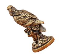 Mini statuetta di aquila in ottone: fermacarte in metallo a forma di