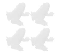 Mini Statuette di Rana in Resina per Colata, per Artigiani | Design Realistico, Aspetto Vivido, Bianco, per Terrario e Decorazioni, Idea Originale per Amanti della Natura
