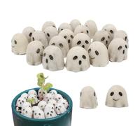 Mini statuette fantasmi in resina, 20 pezzi, decorazione per Halloween, piccole