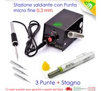 MINI STAZIONE SALDANTE ZD-927 CON STILO TEMPERATURA REGOLABILE 100°C-450°C KIT